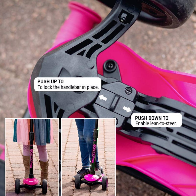 New Bounce New-Bounce Scooters for Toddlers - 3 Wheel Scooter for Kids with Adjustable Handlebar - The GoScoot MAX is Perfect for Children and Toddlers, Girls and Boys Ages 3-10 - Image 3