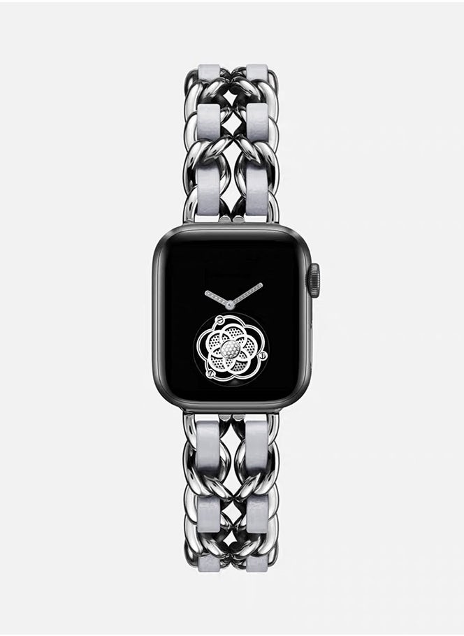 NIBEMINENT Suitable for apple watch7 watchband iwhatch chain  - Image 1