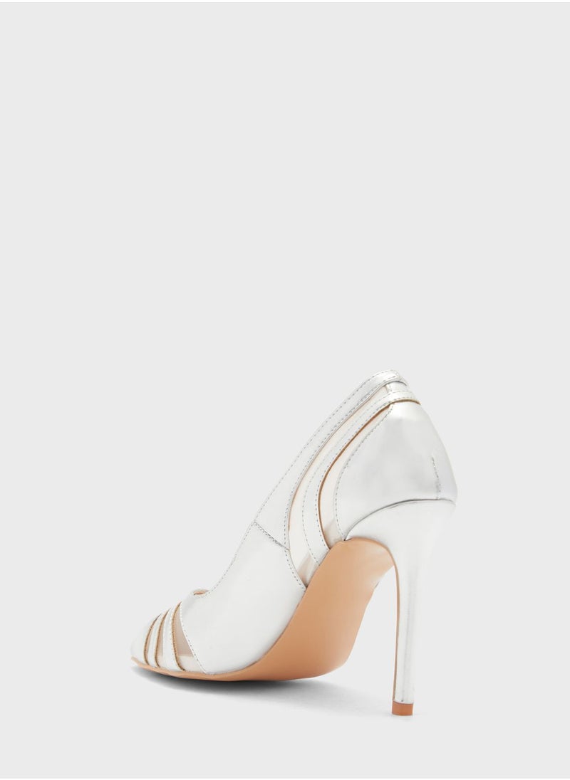 Khizana - Cutout Detail Pointed Pump - Image 1