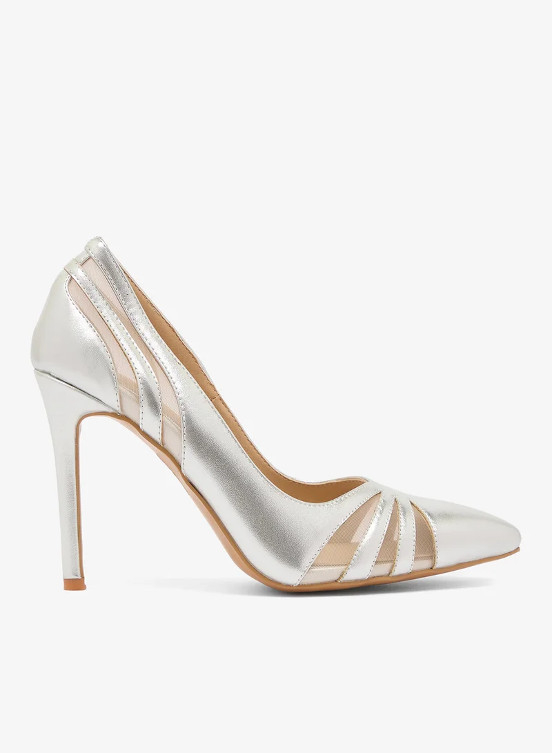 Khizana Cutout Detail Pointed Pump