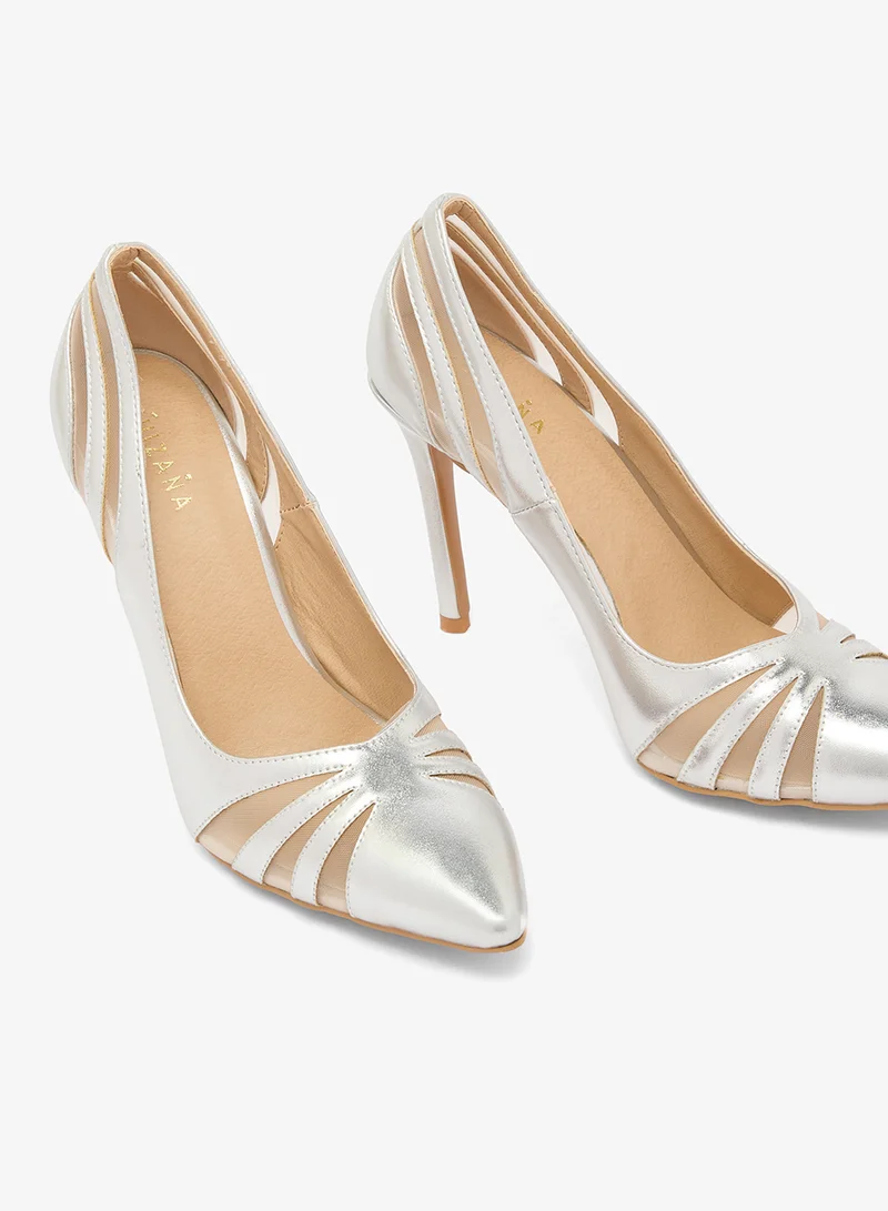 Khizana  Cutout Detail Pointed Pump for Women | Best Price UAE
