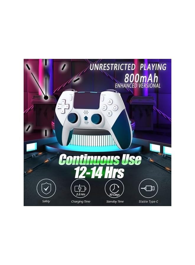 PROMASS Wireless Pro Controller, Gaming Remote with Built-in 800mAh Rechargeable Battery, Precise Joystick, Audio, Turbo, Advanced Buttons Programming  - Image 4