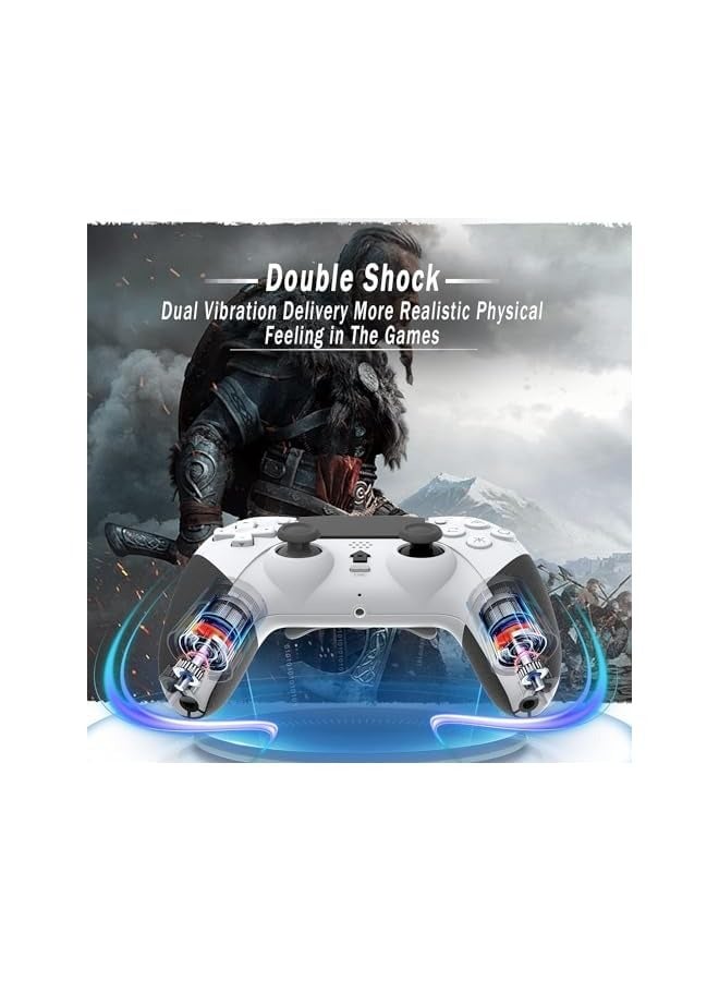 PROMASS Wireless Pro Controller, Gaming Remote with Built-in 800mAh Rechargeable Battery, Precise Joystick, Audio, Turbo, Advanced Buttons Programming  - Image 3