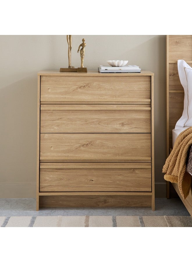 هوم بوكس خزانة ملابس من 4 أدراج من Dynasty مقاس 40 × 92 × 80 سم - Image 2