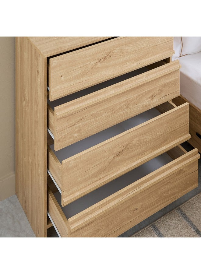 هوم بوكس خزانة ملابس من 4 أدراج من Dynasty مقاس 40 × 92 × 80 سم - Image 4