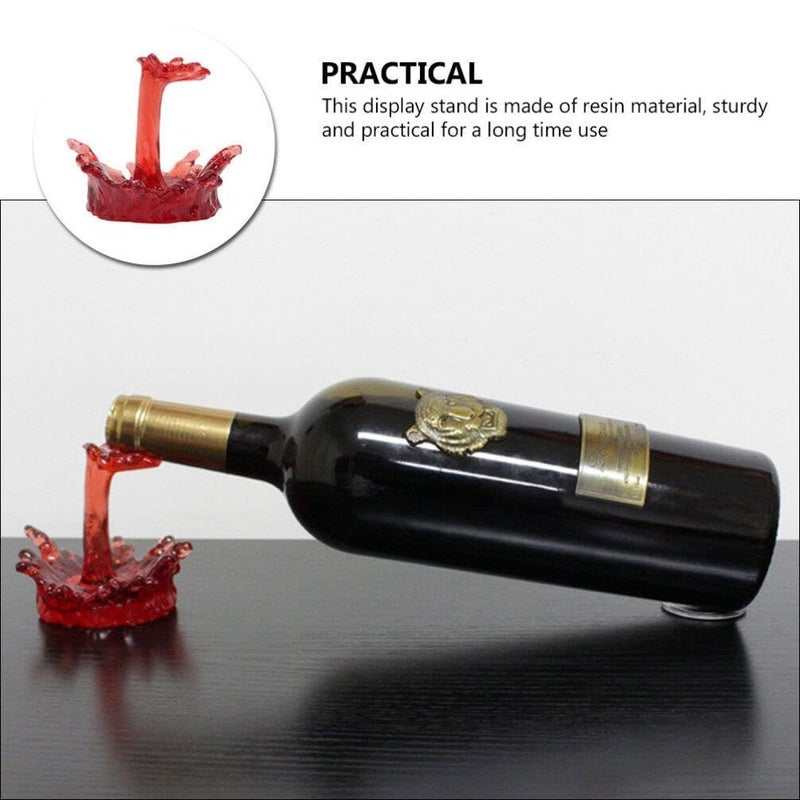 Freestanding Cartoon Wine Holder Rack for Kitchen Sturdy Metal Display - Image 3