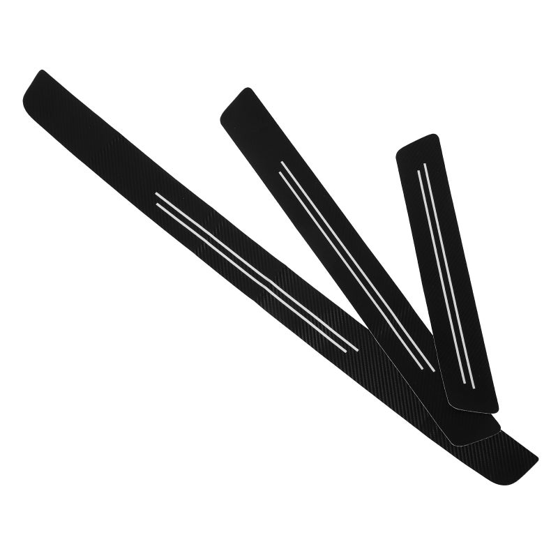 2 Sets Universal Car Door Sill Protector Strips Anti-Scratch Stickers Door Anti-Collision Trims For All Car Models - Image 5