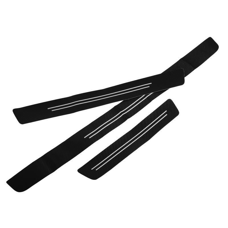 2 Sets Universal Car Door Sill Protector Strips Anti-Scratch Stickers Door Anti-Collision Trims For All Car Models - Image 3