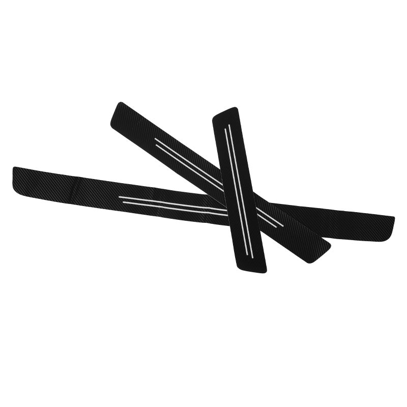 2 Sets Universal Car Door Sill Protector Strips Anti-Scratch Stickers Door Anti-Collision Trims For All Car Models - Image 4