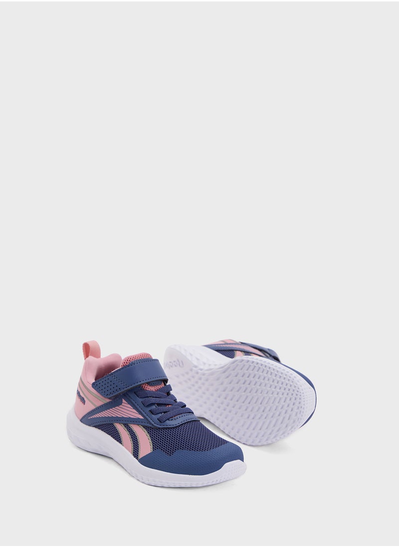 Reebok - Kids Rush Runner 5 Elastic Lace & Top Strap - Image 1