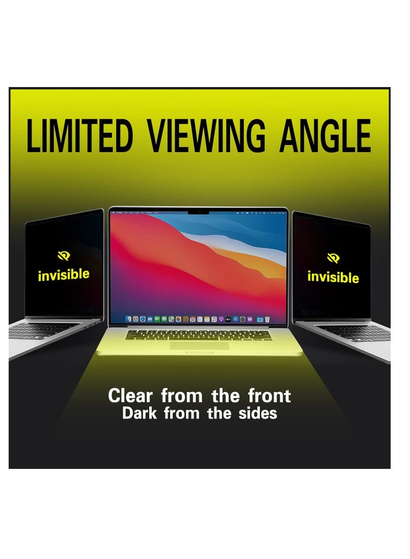 Magnetic Privacy Screen for MacBook Air 15.3 inch (2023-2025, M2, M3,M4), Model A2941, A3114,A3241, Detachable Screen Protector, Blue Light Blocking, Anti Glare Protector and Privacy Filter Shield  - Image 2