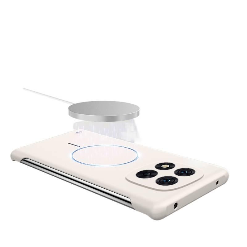 غطاء MagSafe بPC لـ Redmi Note 14 Pro مع مقاوم للصدمات وحماية من السقوط مع مقاوم للصدمات مع مغناطيس قوي مع تصميم بدون إطار باللون رمادي مغناطيسي باللون الأحمر باللون الرمادي - Image 4