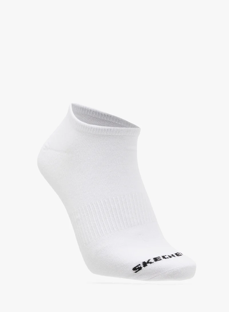 سكيتشرز 3 Pack Non-Terry No-Show Socks