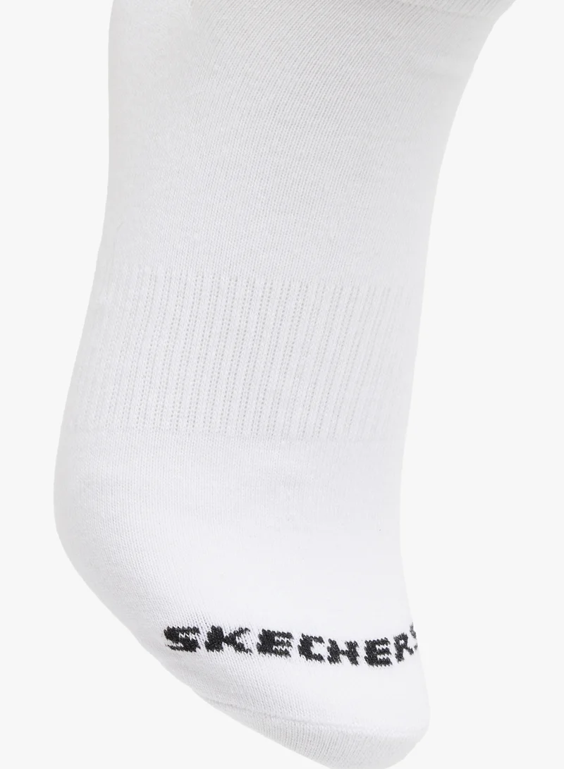 سكيتشرز 3 Pack Non-Terry No-Show Socks