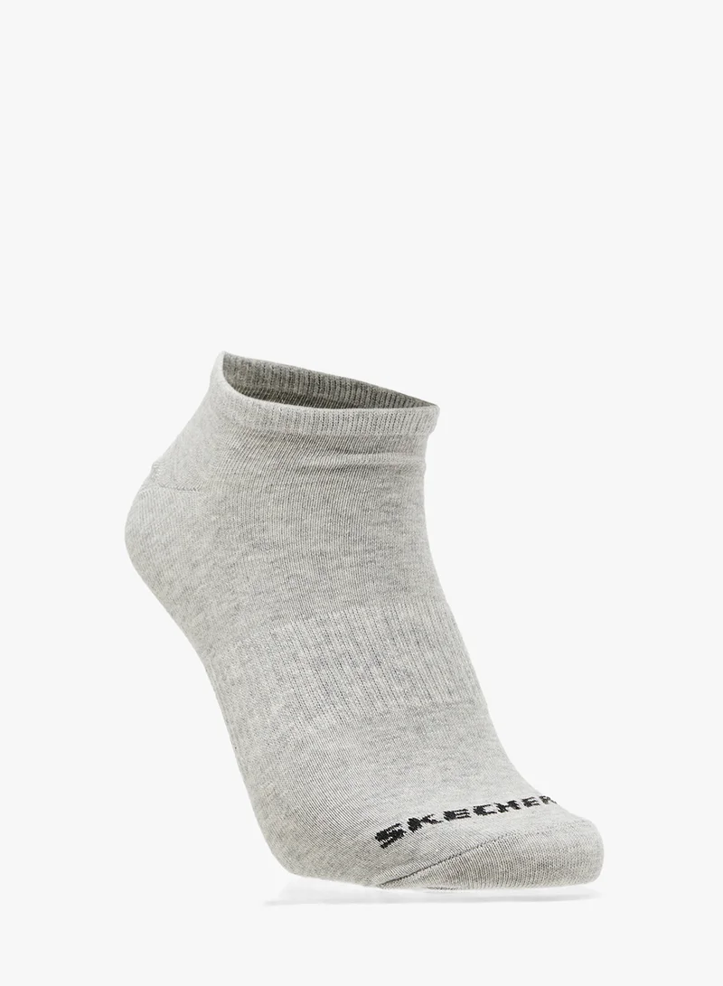 سكيتشرز 3 Pack Non-Terry No-Show Socks
