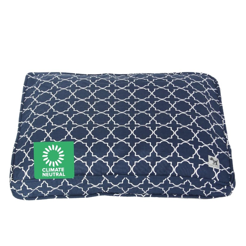 غطاء سرير الكلاب مولي موت متوسط إلى كبير طباعة روميو وجولييت مقاس 27x36x5 قطن 100 متين وقابل للتنفس ومستدام وقابل للغسل في الغسالة