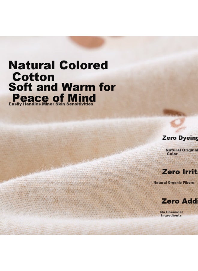 Top melon Dingguagua Children's Underwear Set Colored Cotton Boys Autumn Long Johns Full Cotton Warm Cotton Sweater Class A Older Kids 6136 170 - Image 3