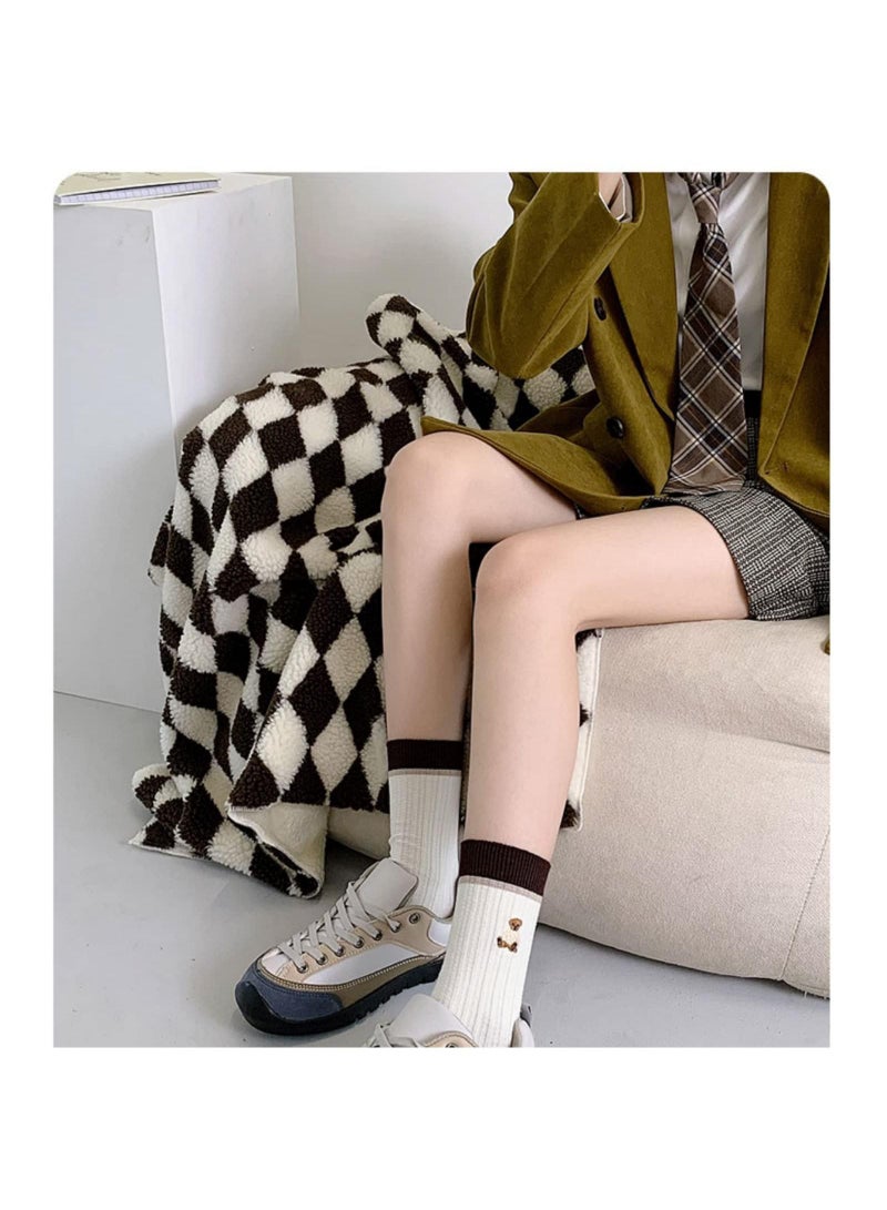 Sweet seven جوارب قطنية لطيفة للنساء والفتيات - 5 أزواج للرياضة والراحة اليومية - Image 5