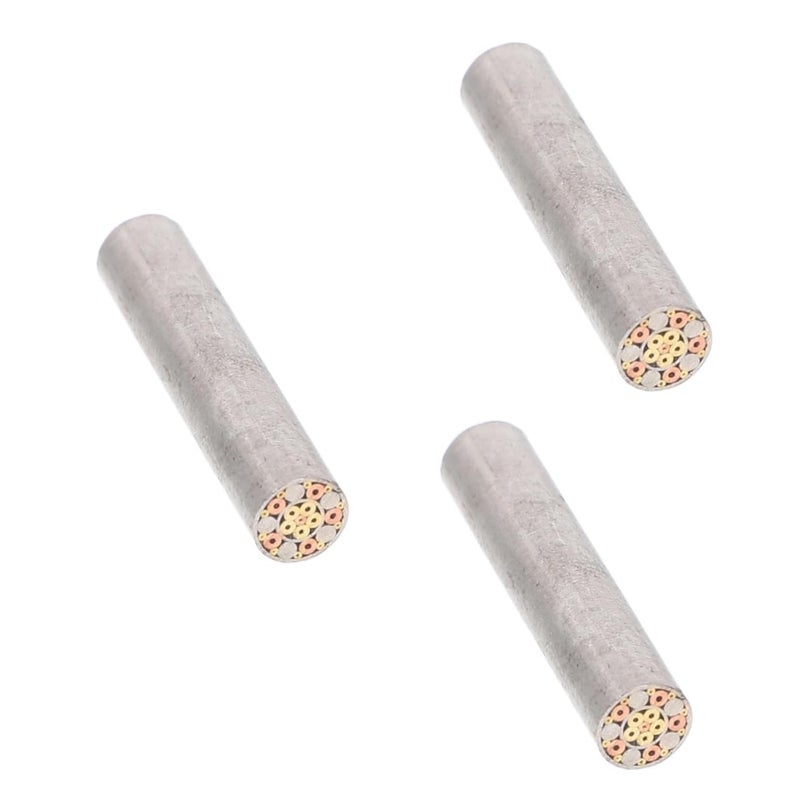 3pcs Pin Metal Cutter Handles for Decorative Knife Handles and Stylish Metal for Riveting Design for Versatile Tool Applications - Image 1