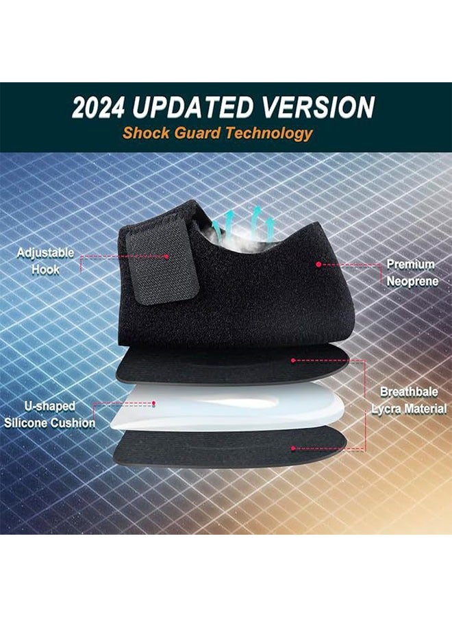 ZVEV Plantar Fasciitis Heel Protective Sleeve, Cushioning Foot Fatigue, Adjustable Velcro Heel Sleeve for Eases Swelling and Sprained ( Size：35-40) - Image 3
