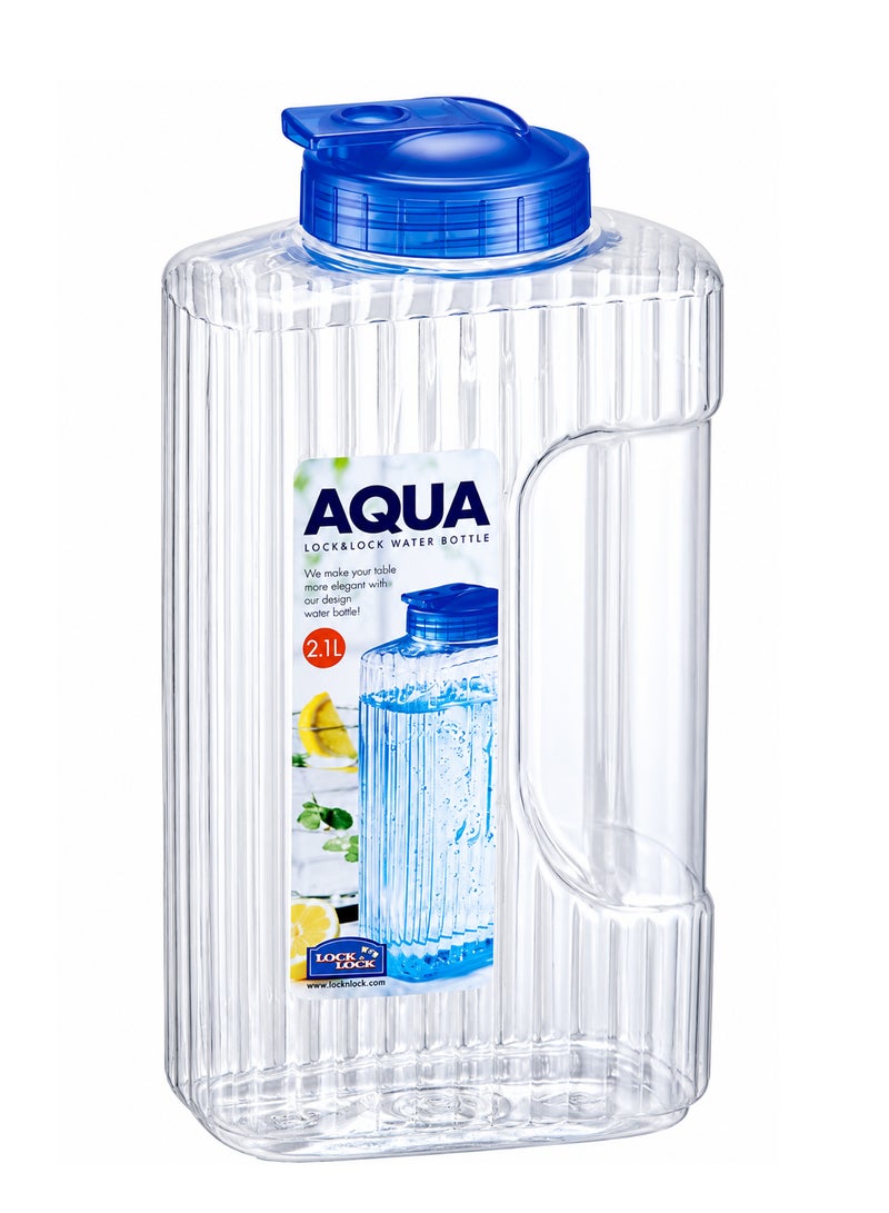 LocknLock Water Bottle 2.1L , Slim Profile, Easy Grip, BPA-Free, Large-Capacity Hydration Jug for Home, Sports, Travel & Outdoor Activities