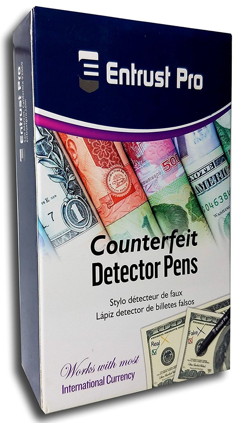Entrust Pro 12-Pack Counterfeit Pens - Fake Money Detector Markers from Entrust Pro - Image 2