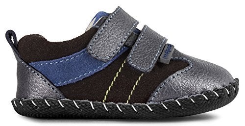 pediped Boys' Grayson Sneaker, Charcoal, Small E (4-4.5 E US Toddler) - Image 4