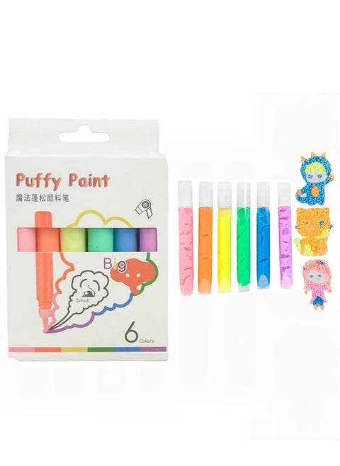 أقلام رسم الفشار الفقاعي DIY، أقلام منتفخة سحرية، قلم فقاعات مطبوع عليه Puffy 3D آمن للفن، قلم فشار سحري، أقلام رسم الفشار الفقاعي DIY الملونة لبطاقات المعايدة وأعياد الميلاد للأطفال
