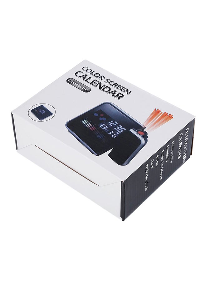 أوتاد ساعة رقمية متعددة الاستعمالات أبيض/ أسود - Image 5