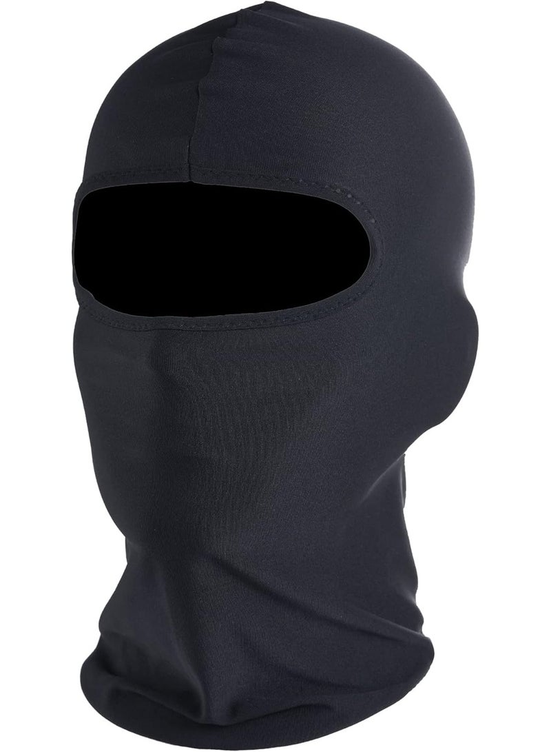 RABIGALA Balaclava Face Mask Ski Mask for Men Women UV Protection Neck Gaiter for Skiing Motorcycle Black, Stretch, M - Image 1
