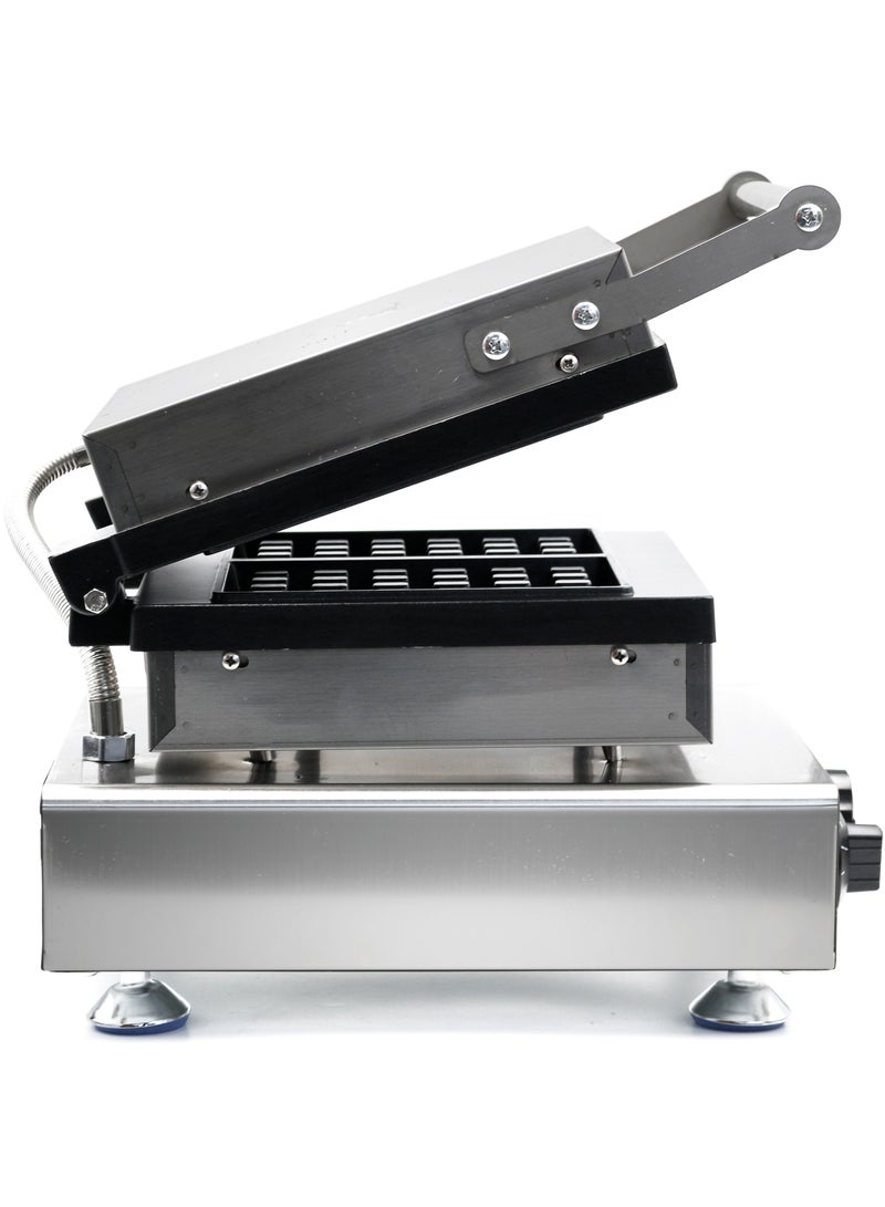Grace ماكينة صنع الوافل المربعة التجارية البلجيكية المكونة من شريحتين - Image 4