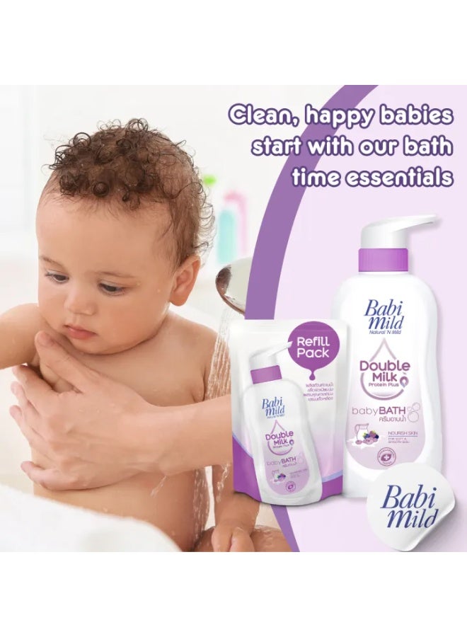 BABIMILD BABI MILD DOUBLE MILK ORGANIC BABY BATH 180ML - Image 2
