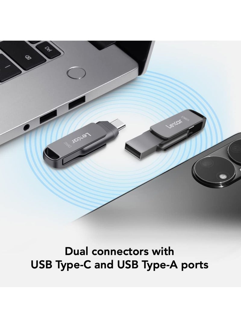 Lexar JumpDrive D400, Titanium, 256GB LJDD400256G-BNQNG, 256 GB - Image 3