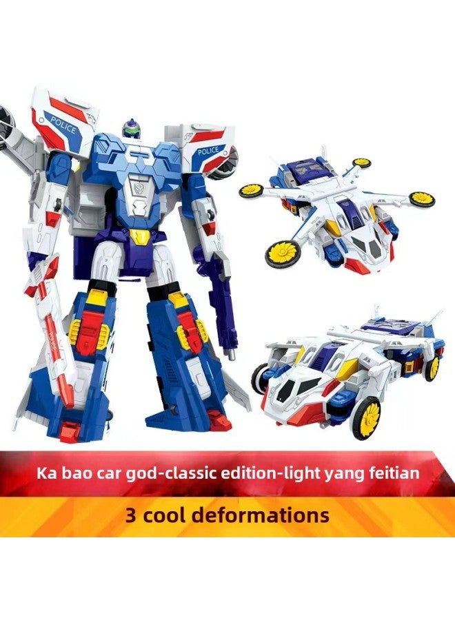 Ka Bao Car God Dazzle Dance Team Classic Version Of The Deformation Robot Eagle King Hawk Leiyang Flying Toys Wholesale-Color:Hca008-classic Edition - Image 2