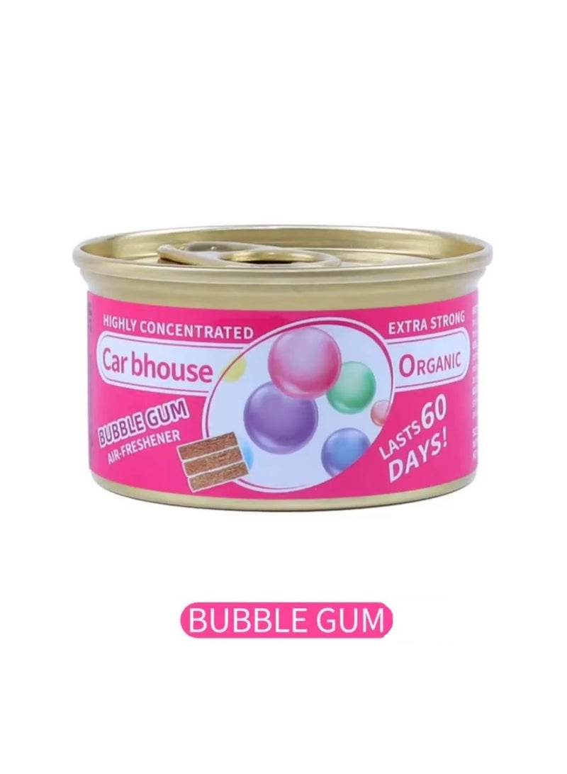 معطر هواء عضوي برائحة العلكة للسيارة – عطر طويل الأمد برائحة الألياف الطبيعية - Image 1