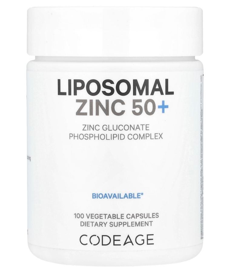 Liposomal Zinc 50+ 50 mg 100 Vegetable Capsules