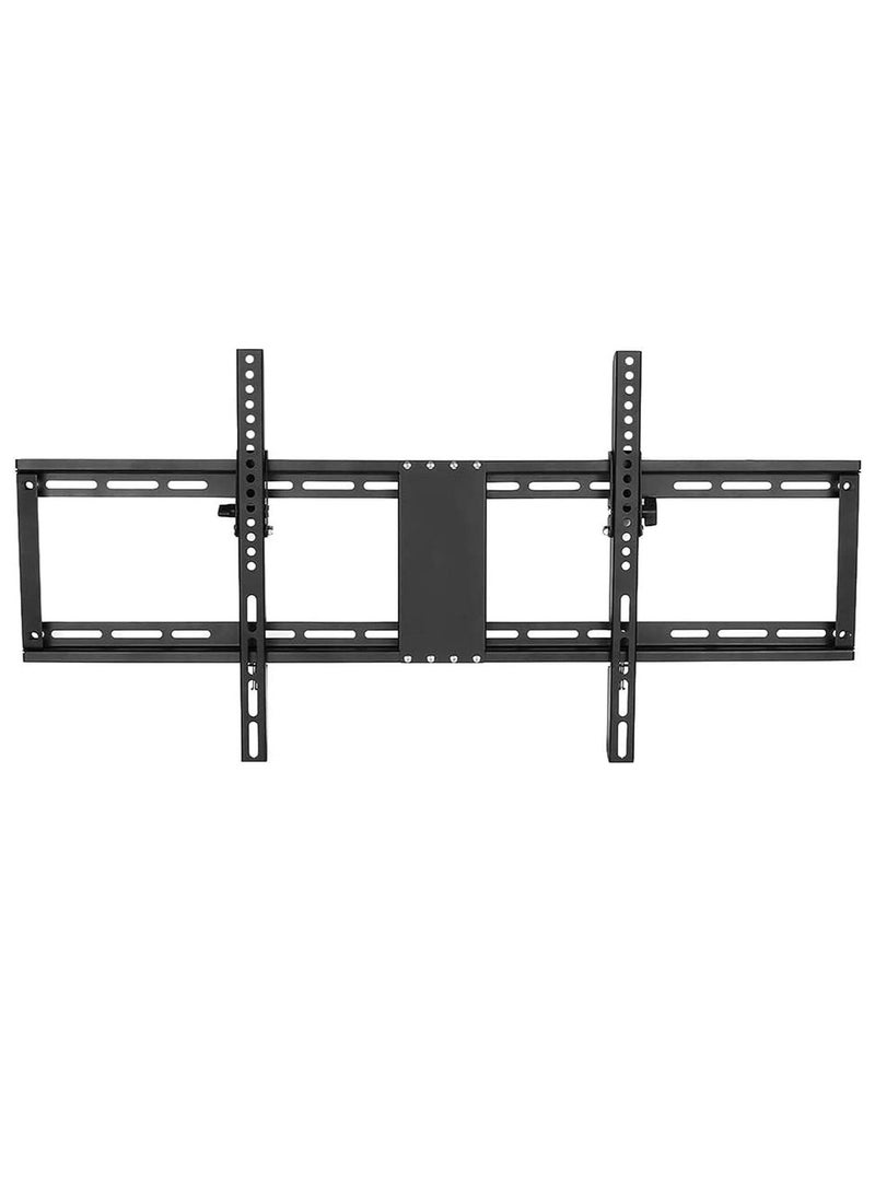 32-85" TV Wall Mount Bracket: Tilt Ultra Slim Fixed TV Mount for LED LCD OLED Plasma TVs with Spirit Level Super Strong 132 lbs Weight Capacity VESA up to 800 x 400 - Image 1