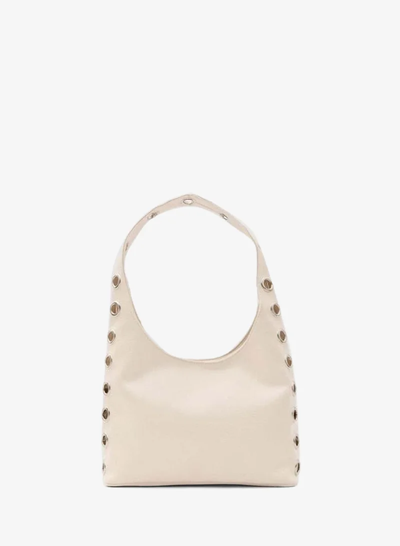 Shule Bags Sabbia Bird's Eye Shoulder Bag – Cream.