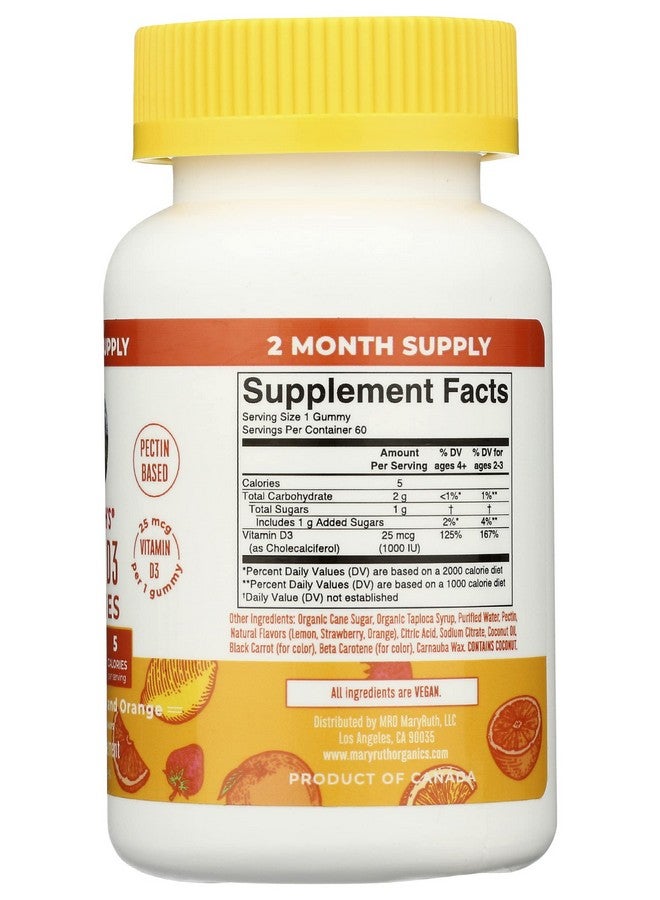MaryRuth Organics MARYRUTHS Vitamin D3 STRWBRY ORAN  - Image 4