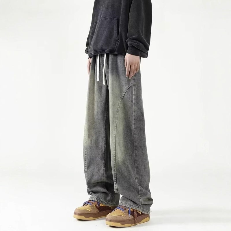 Unisex Casual Daily Denim Jeans - Image 2