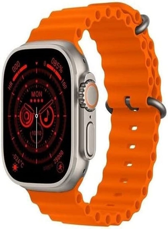 ساعة ذكية T900 ultra2-plus، تصميم أنيق، متتبع اللياقة البدنية، مكالمات وشحن لاسلكي، متوافقة مع متجر IOS وAndroid - Image 2