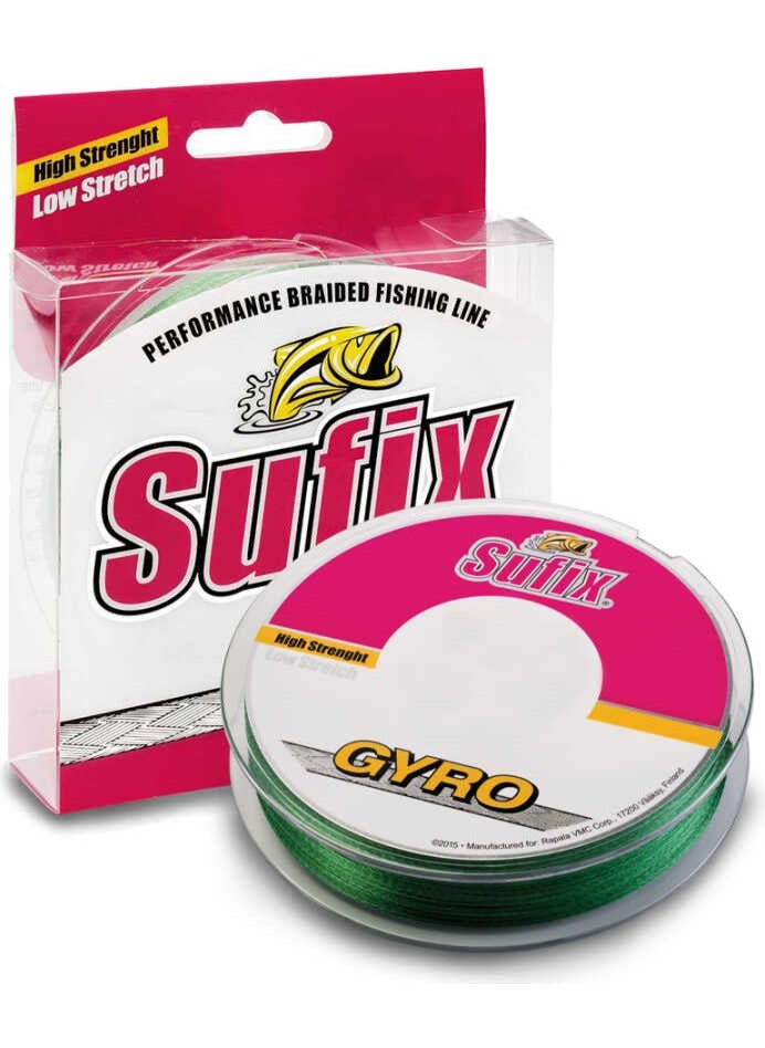 Sufix - Gyro Braid Line Deep GREEN-0.50MM - 100MT - 27.2kg - Image 1