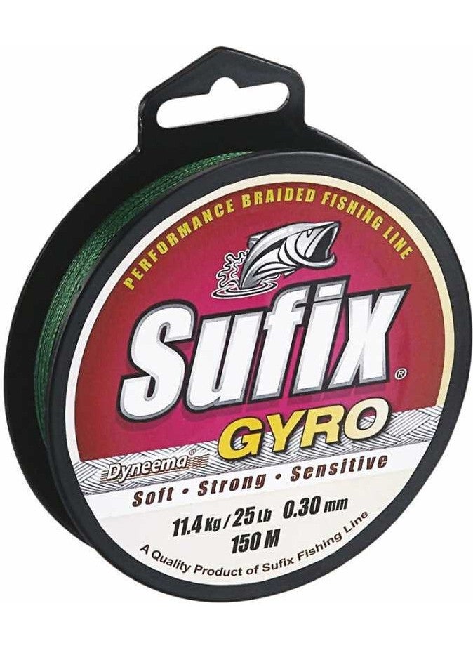 Sufix - Gyro Braid Line Deep GREEN-0.50MM - 100MT - 27.2kg - Image 1