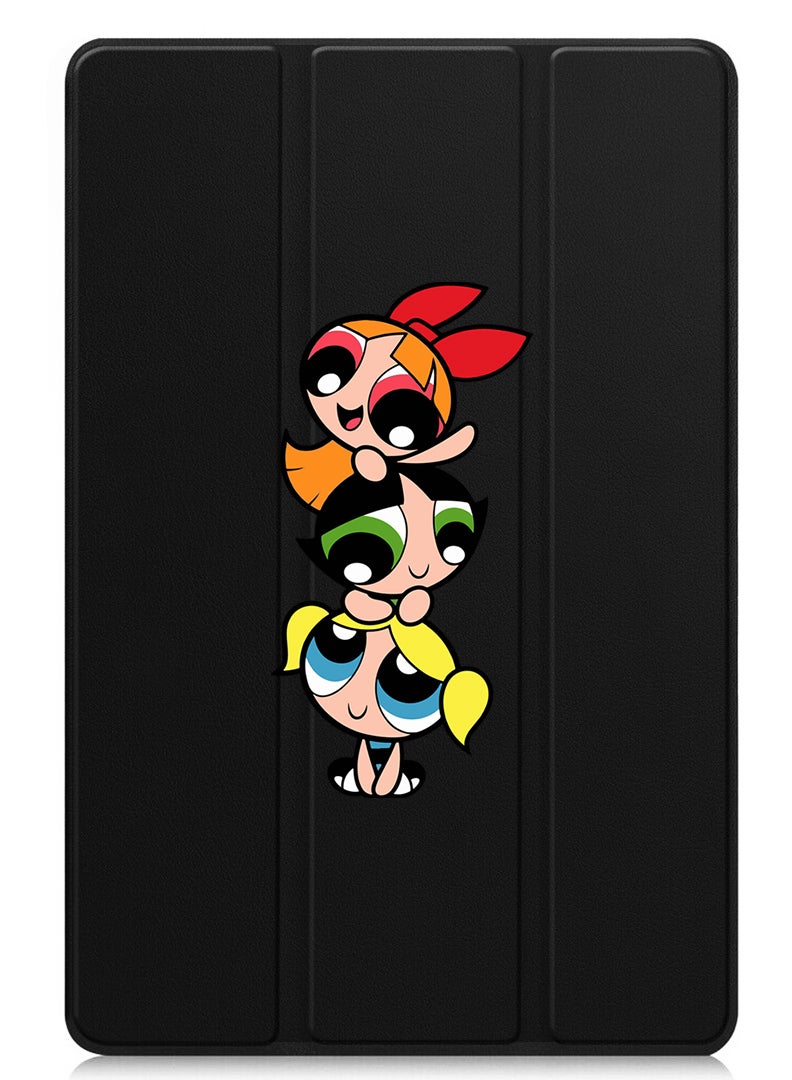 Theodor Protective Flip Case For Xiaomi Pad 7 & Xiaomi Pad 7 Pro With Trifold Stand Auto Wake Sleep Shockproof Cover - Powerpuff - Image 1