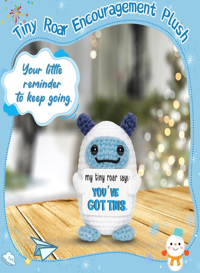 Frabaca Gift for Women Men Teen - Positive You Got This Crochet Animals for Office Essentials Decor - Appreciation Support Affirmations Gift for Her Him Graduation Birthday Easter Basket Stuffers - Image 2