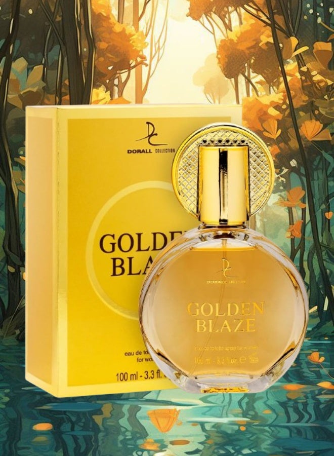 DORALL COLLECTION 4 Pieces Golden Blaze Perfume 100ML - Image 2