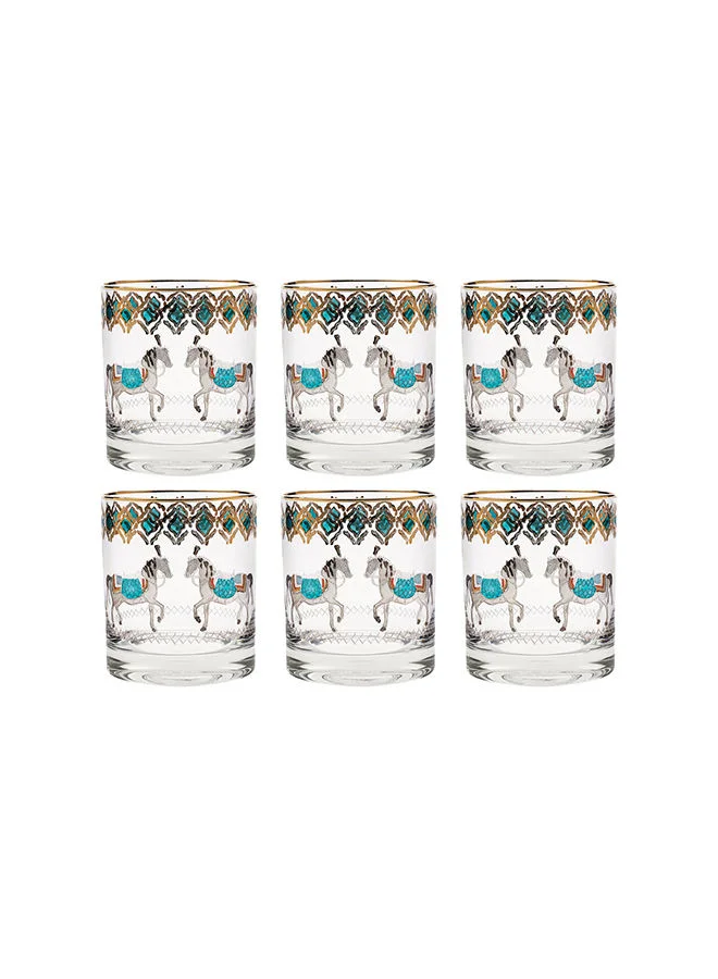 Villeroy & Boch 6-Piece Horse Tiffany Short Drink Glasses