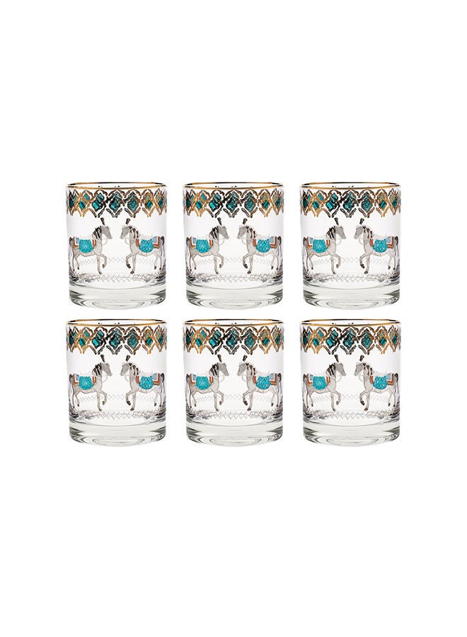 Villeroy & Boch 6-Piece Horse Tiffany Short Drink Glasses  - Image 2