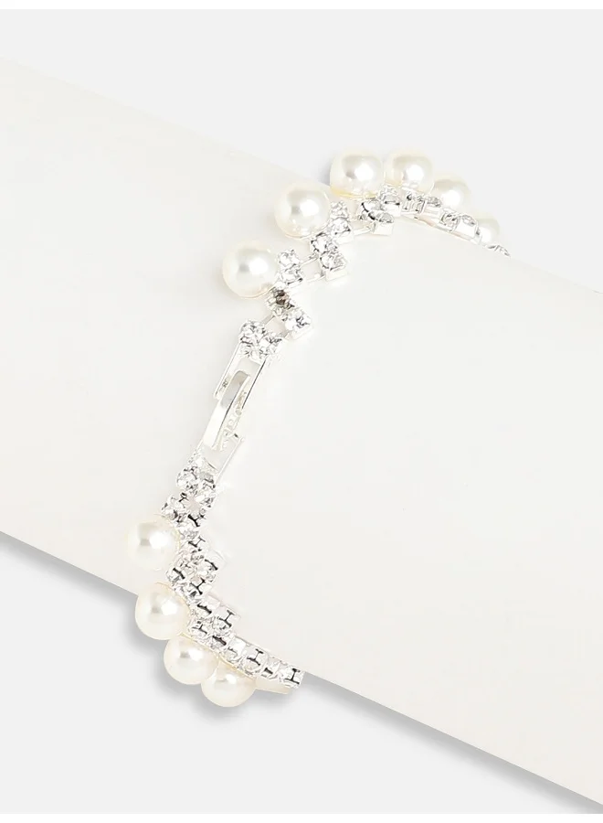 SOHI Pearls Party Artificial Bracelet Jewellery