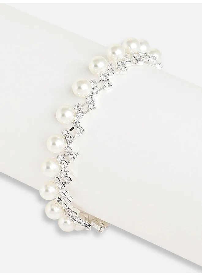 SOHI Pearls Party Artificial Bracelet Jewellery